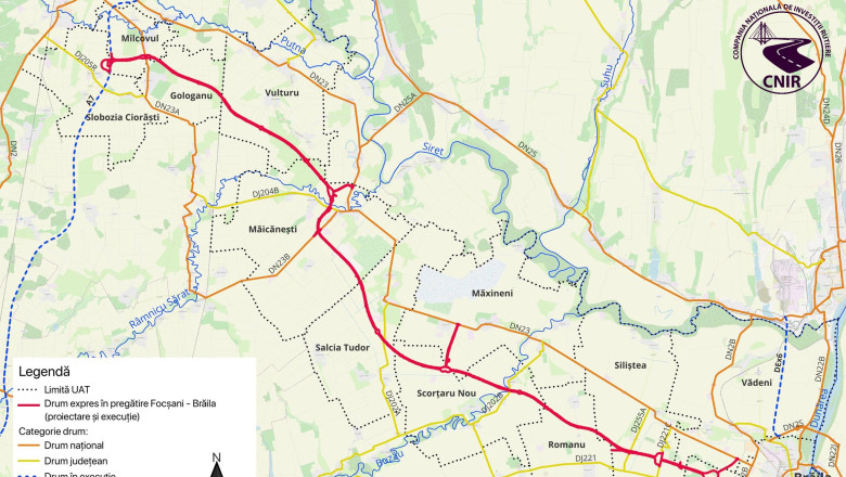 focsani braila drum autostrada