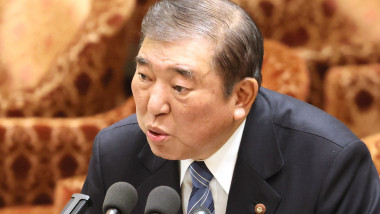 Japanese Prime Minister Shigeru Ishiba attends Lower House's budget committee session