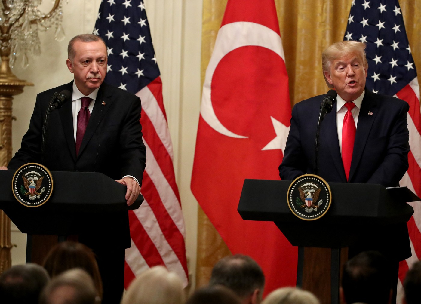 Erdogan a vorbit cu Trump despre Ucraina, Siria și ridicarea sancțiunilor privind achiziția de avioane de luptă americane