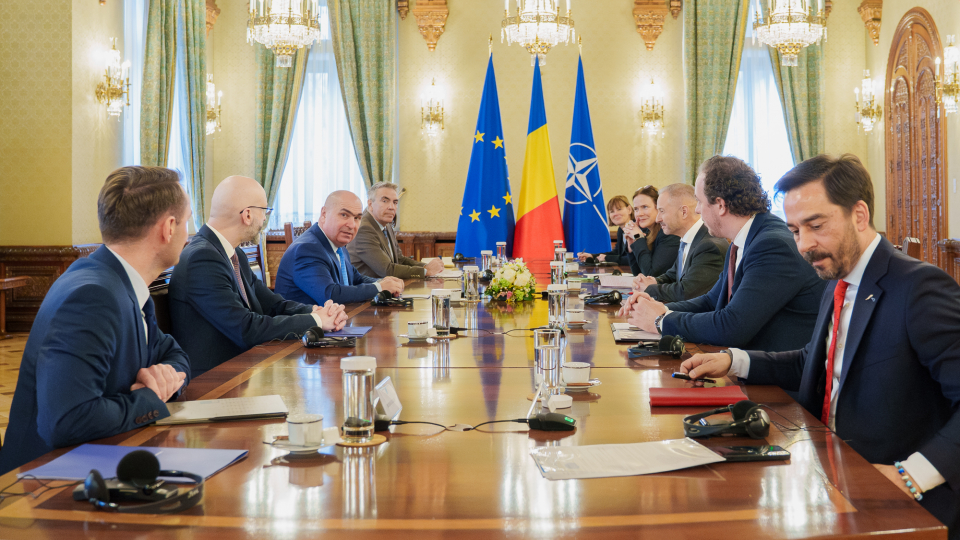 Bolojan a primit la Cotroceni o delegație a companiei OMV, cu care a discutat despre stadiul proiectului Neptun Deep din Marea Neagră