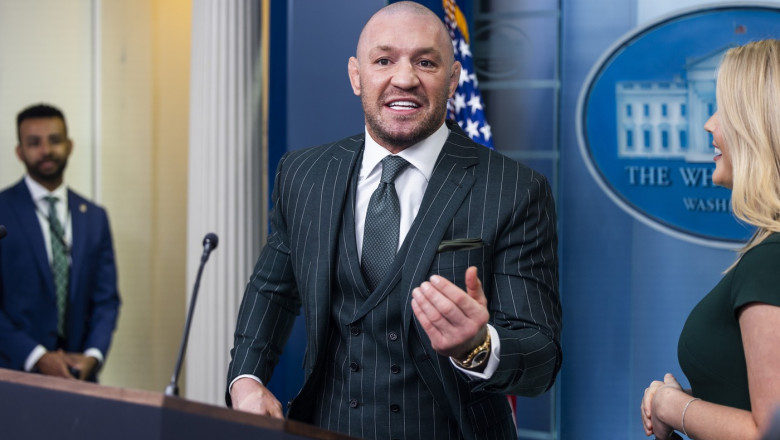 Irish Mixed Martial Artist Conor McGregor Visits White House