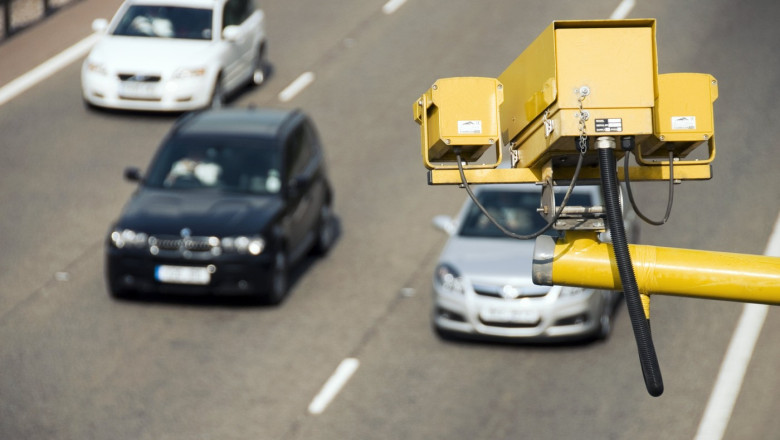Motorway speed camera