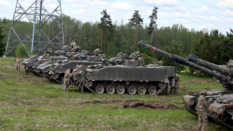 Spring Storm joint military exercise Pärnu, Estonia