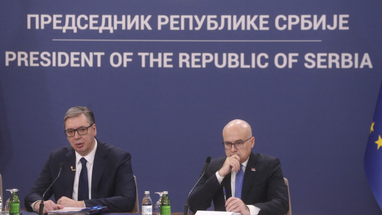 Serbian President Aleksandar Vucic addresses ongoing student demonstrations in Belgrade