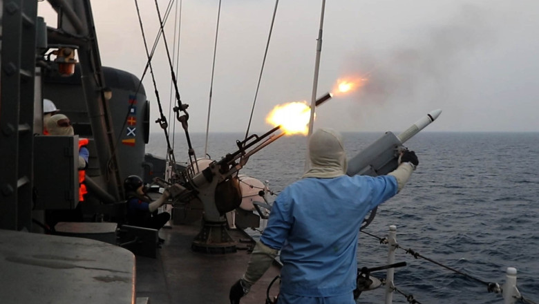 Iran, Russia, China hold joint naval drills
