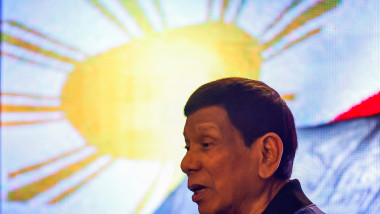 Former president Rodrigo Duterte attends Philippines midterm elections rally 2025