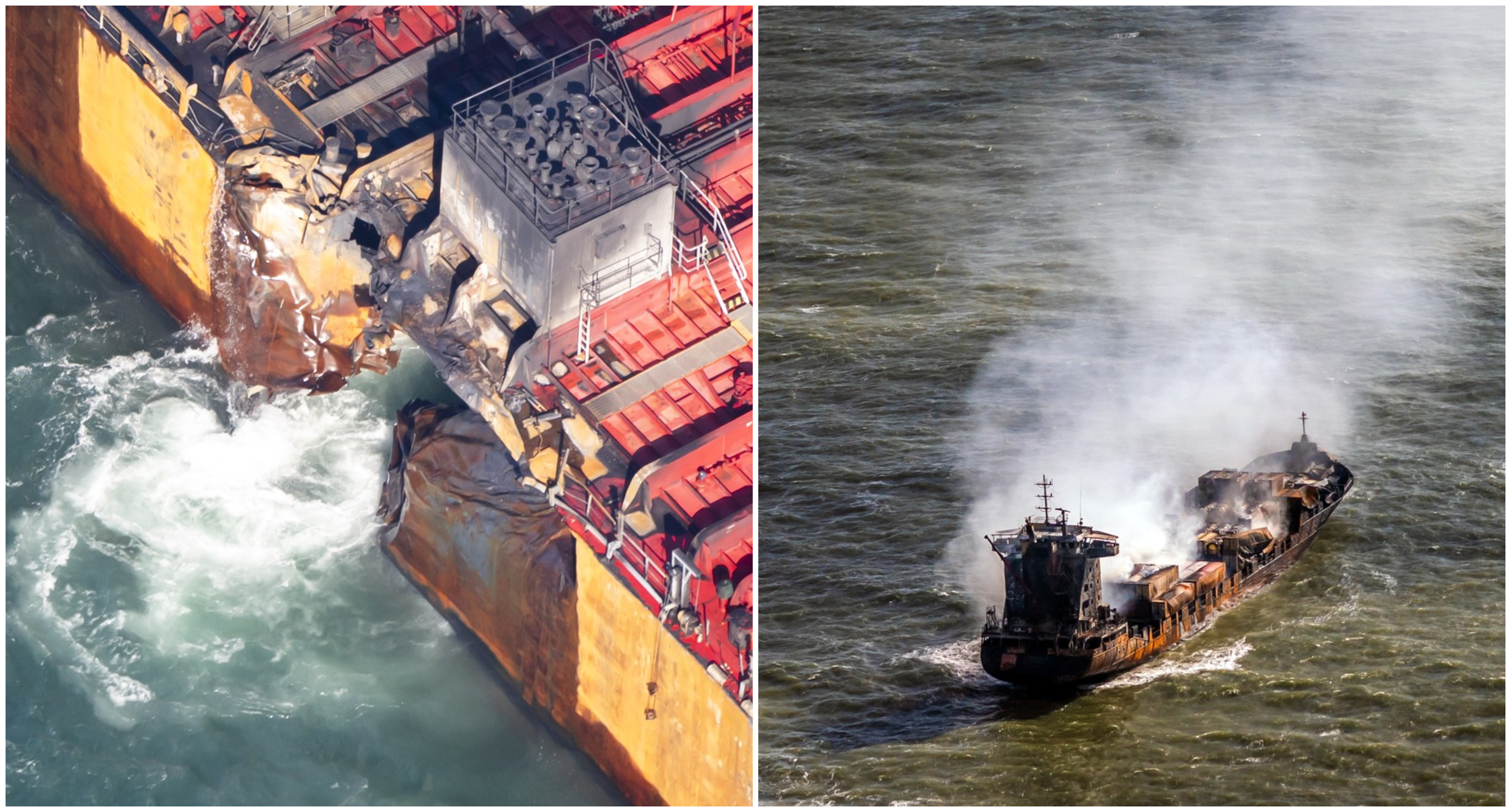 Un bărbat a fost arestat în legătură cu cele două nave care s-au ciocnit în Marea Nordului, în largul coastei britanice