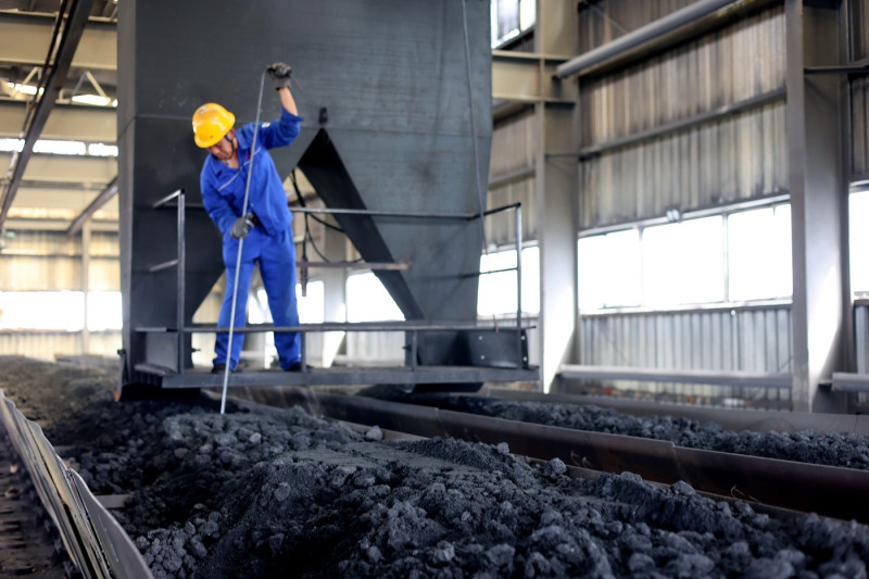 Graphite Electrode Material Production, Binzhou, China - 09 Sep 2024