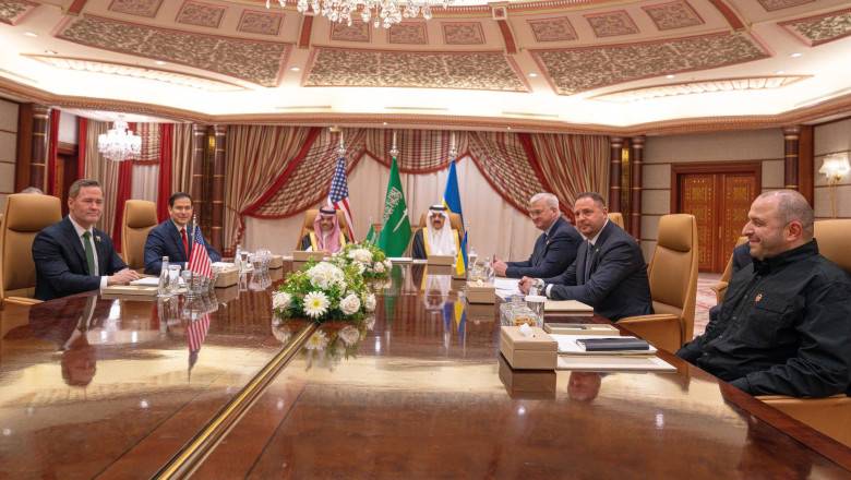 U.S Secretary of State Marco Rubio Meets with Ukrainian Counterparts