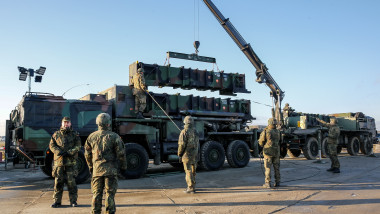 German Minister Of Defence Meets German Soldiers Stationed In Poland, Rzeszow - 23 Jan 2025