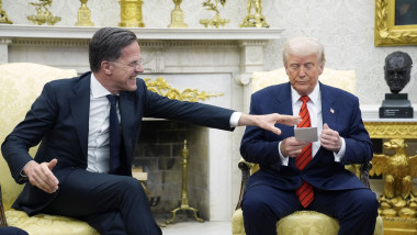 Donald Trump meets with Mark Rutte - Washington, United States - 13 Mar 2025