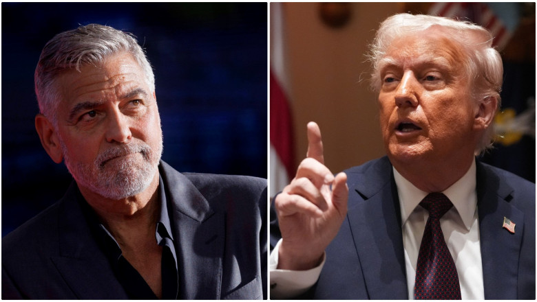 george clooney donald trump