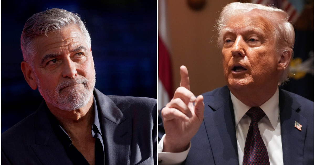 Trump îl ironizează pe George Clooney, după ce acesta a primit cetățenia franceză: E doar un tip banal, care se tot plânge de politică