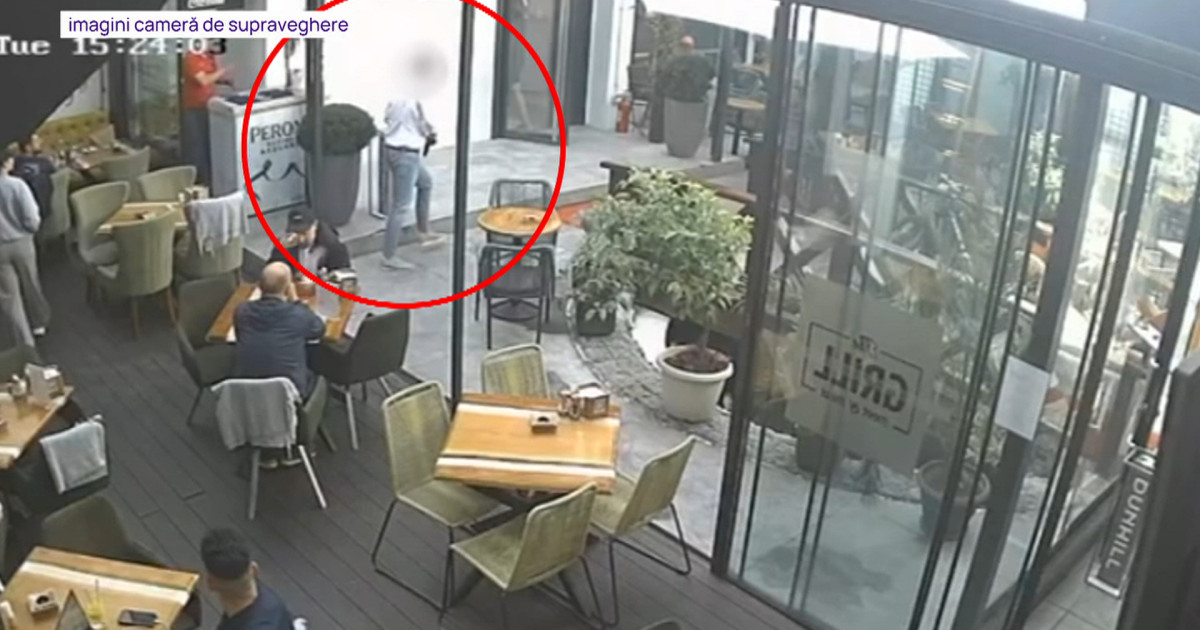 Un bărbat care a amenințat cu pistolul un client într-un restaurant din București a fost reținut. Incidentul, surprins în imagini|EpicNews
