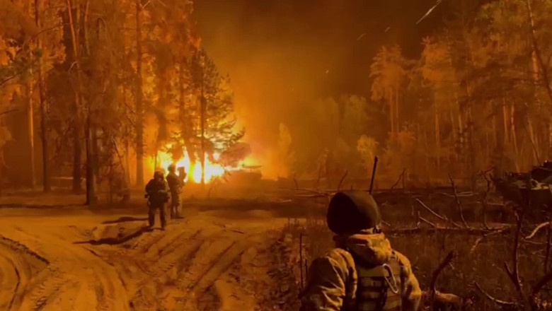 Russia boast about using controversial "heavy flamethrower" against Ukrainian troop