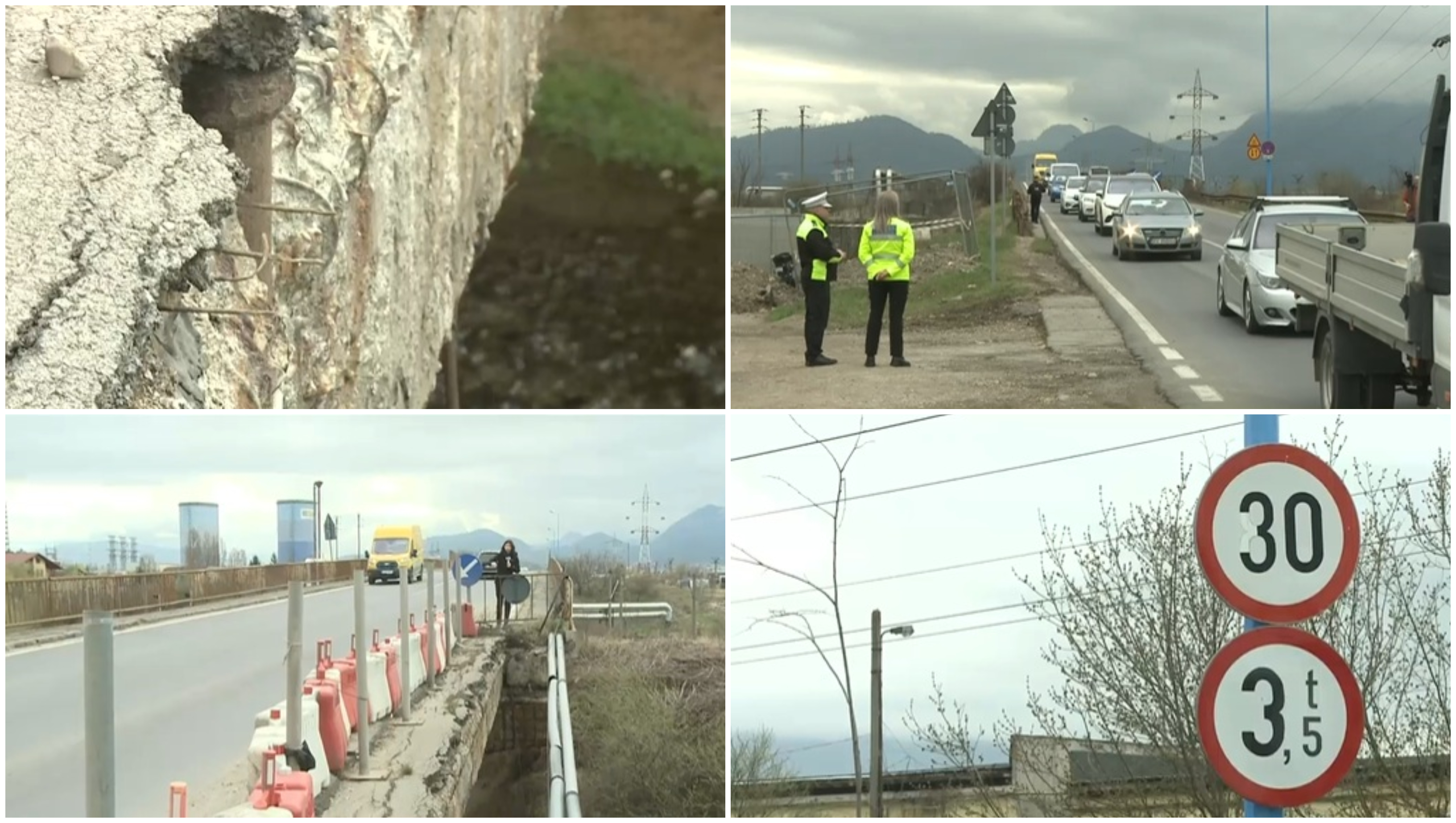 „Noaptea nu ai curaj să treci pe-aici”. Un pod din Brașov tranzitat zilnic de mii de mașini, pericol public. Măsura luată de autorități