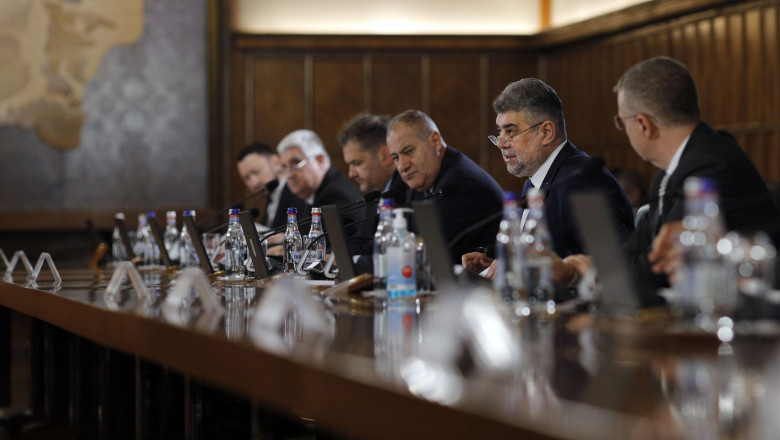 Ședință de Guvern a Cabinetului Marcel Ciolacu Foto: Inquam Photos / Malina Norocea
