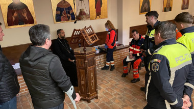 ciprian mega, interventia politiei in biserica