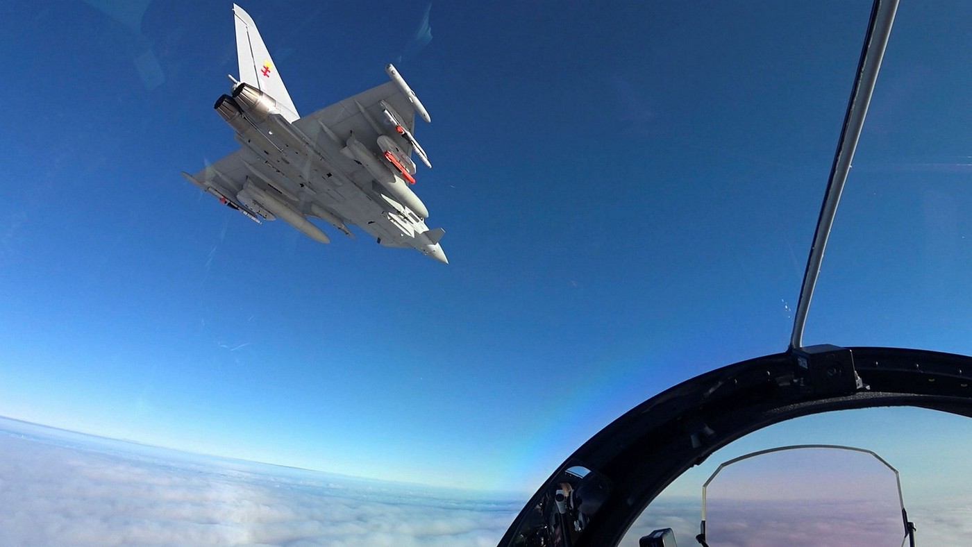 Typhoon deasupra Ucrainei. Marea Britanie ar putea lua în considerare trimiterea de aeronave pentru patrulare aeriană