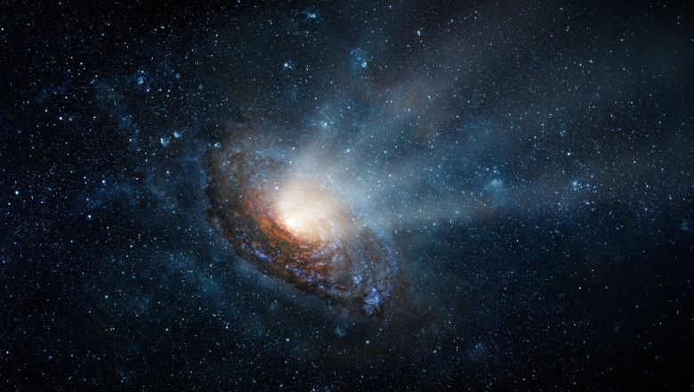 Radiation,From,A,Black,Hole,At,The,Center,Of,A