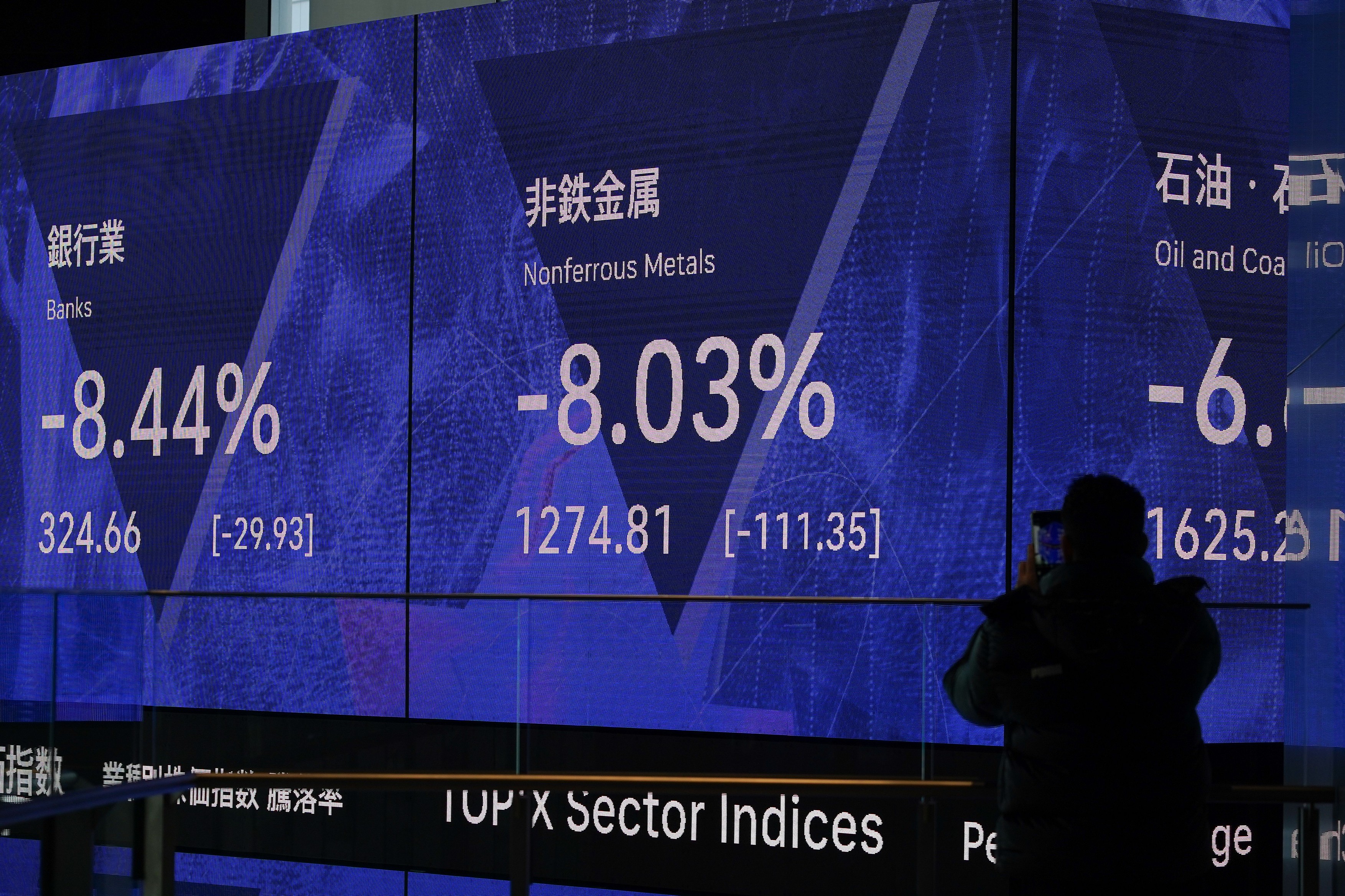 „Războiul nuclear economic” al lui Donald Trump: Bursele din Asia s-au prăbușit, Wall Street se îndreaptă spre o nouă zi de luni neagră
