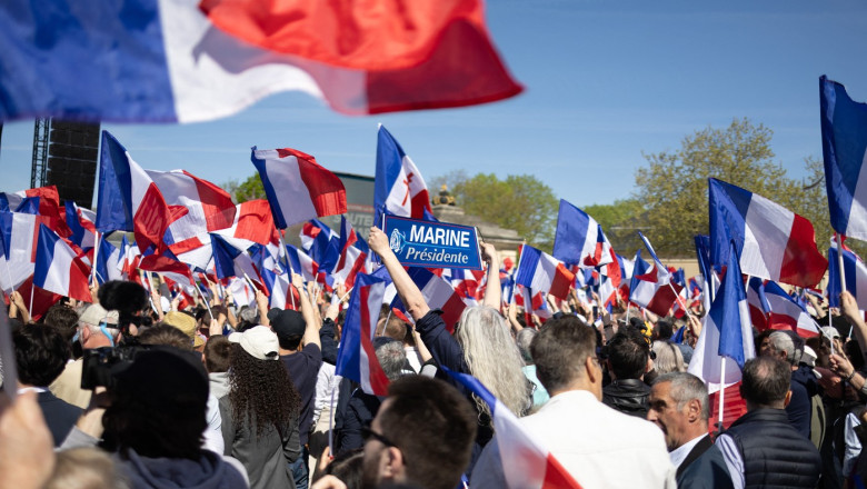 Rally in support of Marine Le Pen - Paris