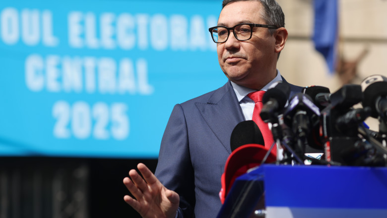 BUCURESTI - ALEGERI 2025 - VICTOR PONTA - DEPUNERE CANDIDATURA -