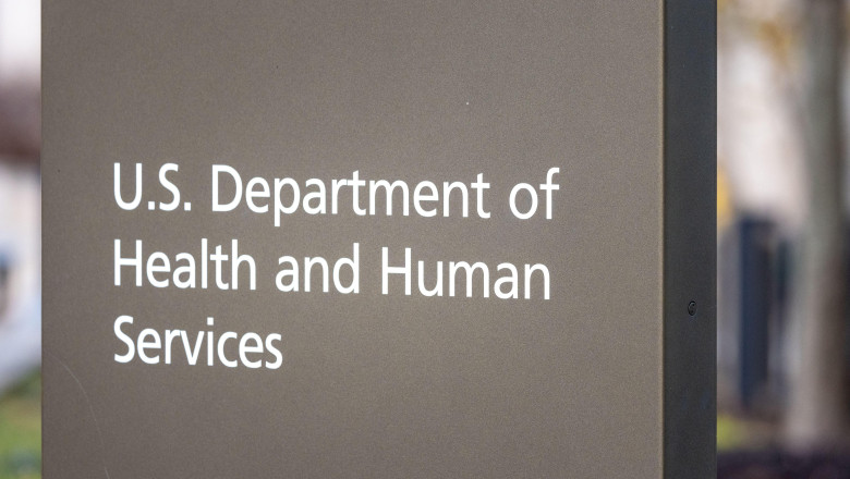 Headquarters Sign US Department of Health and Human Services - HHS