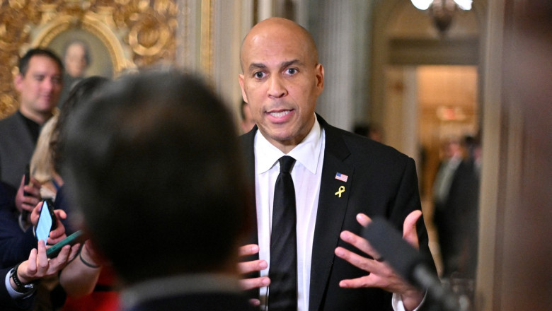 Senatorul democrat Cory Booker.