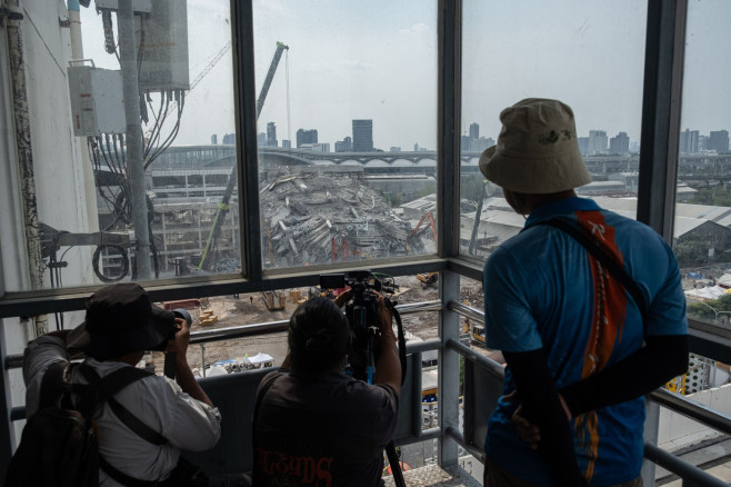 Myanmar Declares Week Of Mourning As Hopes Fade For Quake Survivors, Bangkok, Thailand - 02 Apr 2025