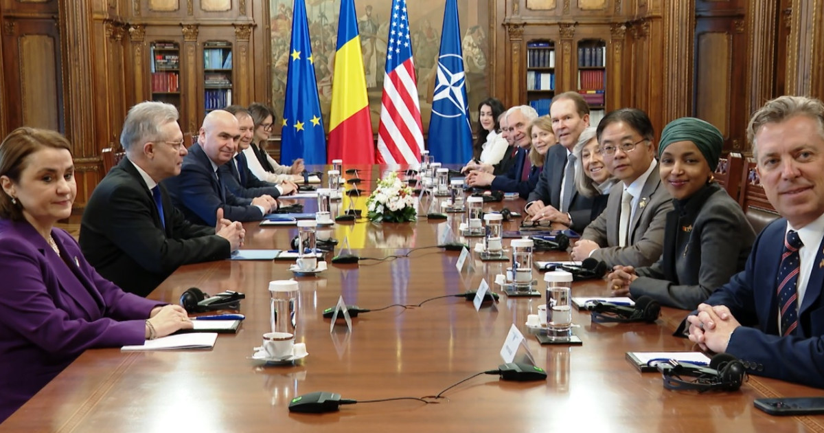 Bolojan și congresmenii americani discută despre parteneriatul România-SUA