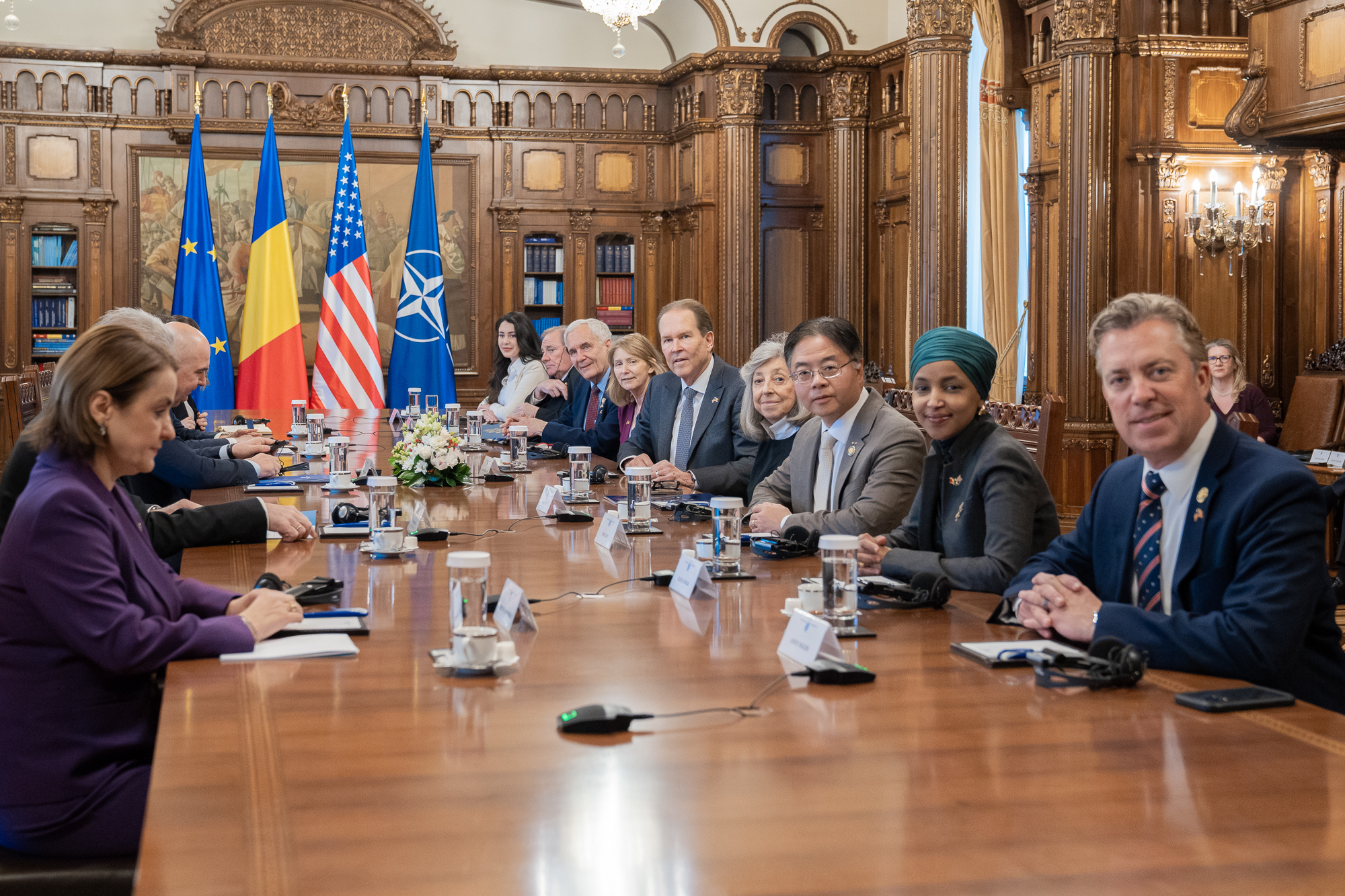 Ce au discutat congresmenii americani cu Ilie Bolojan, la întâlnirea de la Cotroceni