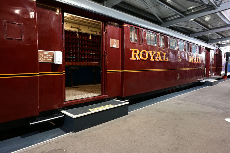 A mail coach from The Great Train Robbery from 1963.