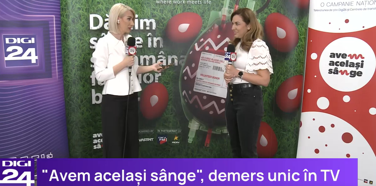 Avem același sânge - O singură donare de sânge poate salva până la trei vieți