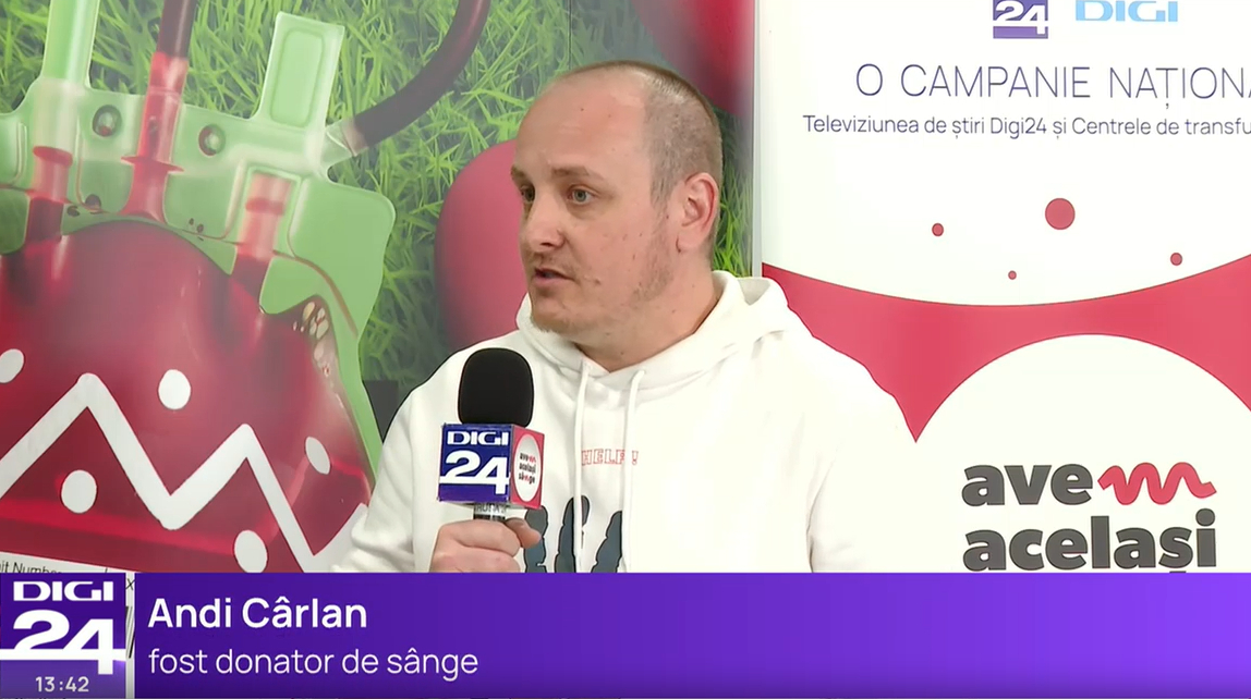 Fost donator de sânge: „Donarea de sânge nu doar salvează vieți, ci ți-o poate salva chiar ție”
