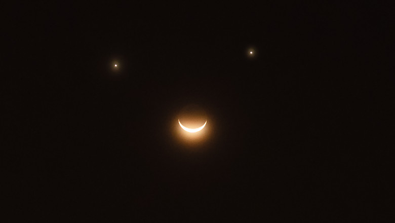 The moon and smiley star