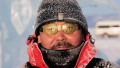 Portrait of a man in sunglasses, Baikal February 20, 2022