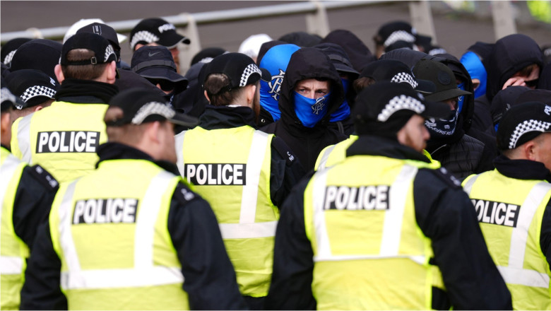polițiști în Glasgow