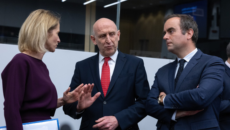 UK And France Host 'Coalition Of The Willing' Defence Ministers Meeting In Brussels