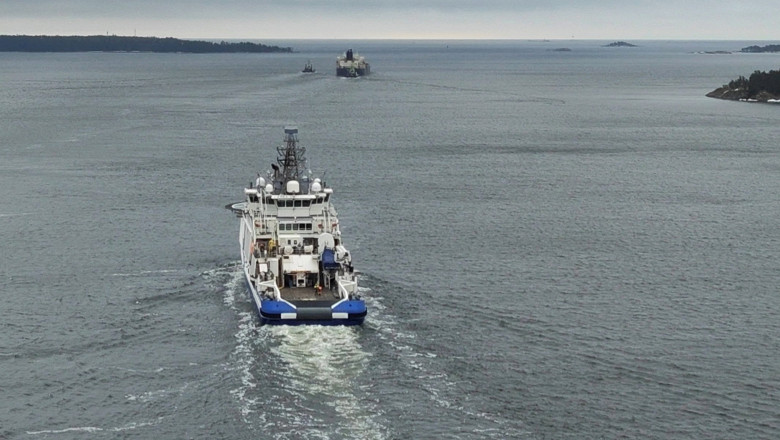 FINLAND - RUSSIA - CONFLICT - BALTIC SEA - MARITIME - TRANSPORT - OIL, Porvoo, Finland - 02 Mar 2025
