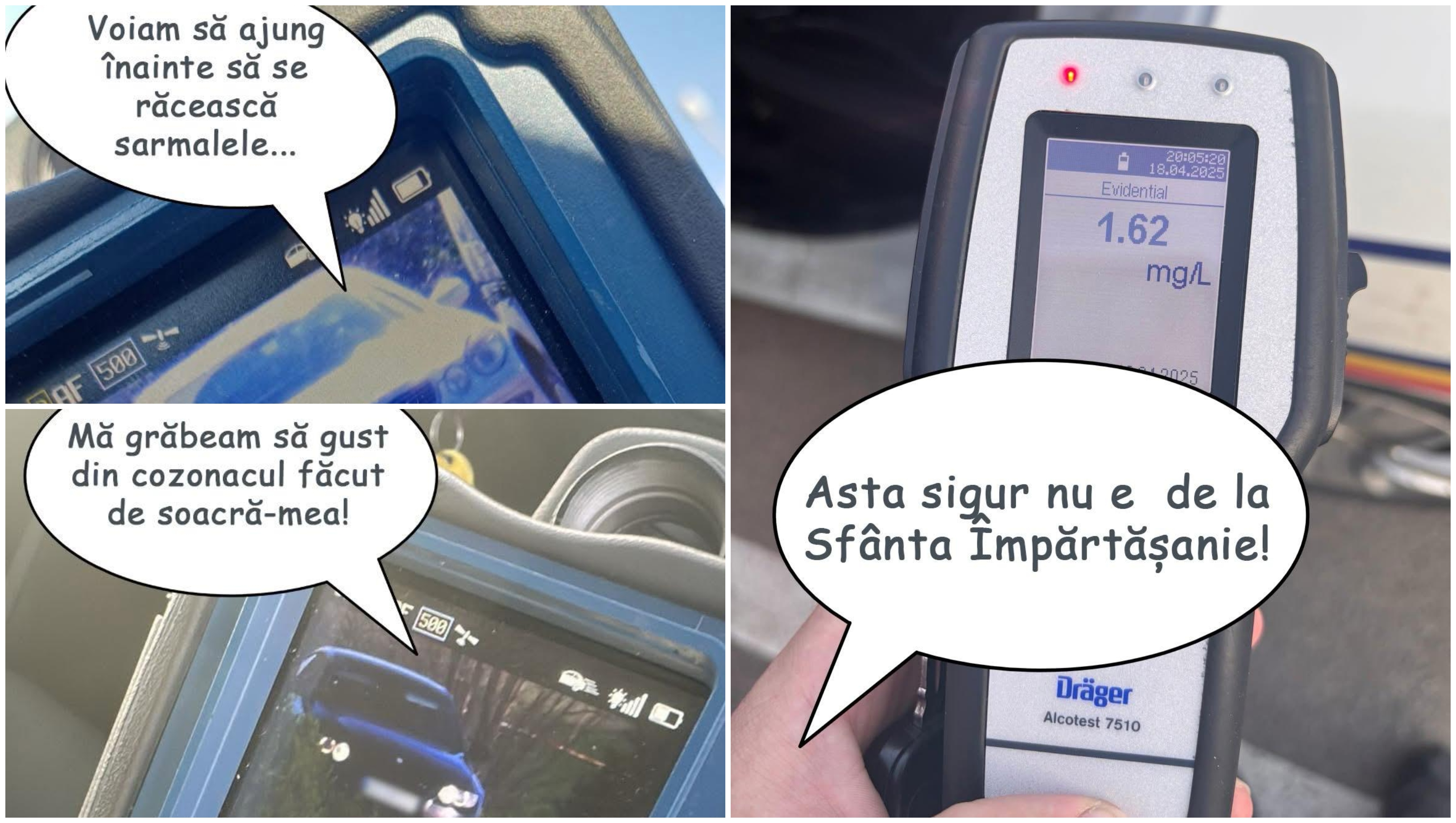 Scuzele amuzante invocate de șoferii din Timiș, prinși în „ofsaid” de Paște. Topul făcut de polițiști face furori pe rețelele sociale