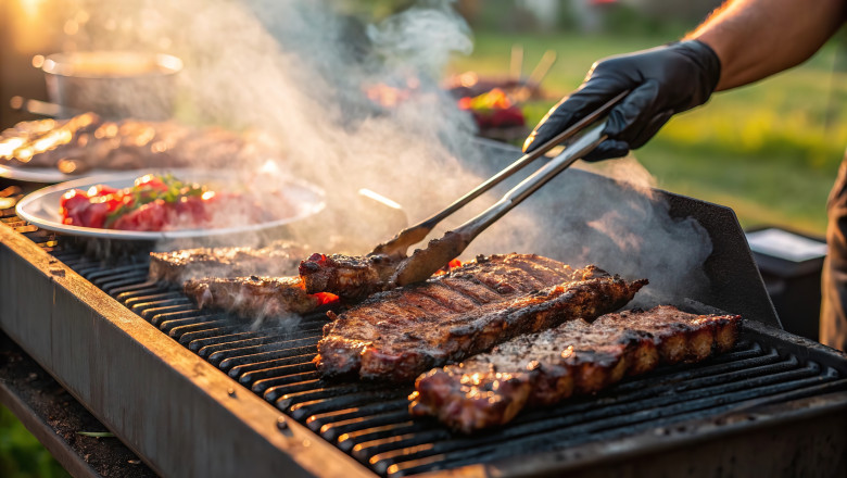 Backyard,Barbecue,Bliss,With,Juicy,Grilled,Meats