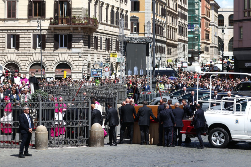 Pope Francis' funeral mass, Rome, Italy - 26 Apr 2025