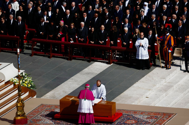 Vatican City - Funeral of Pope Francis in St Peter's Square - 26 Apr 2025