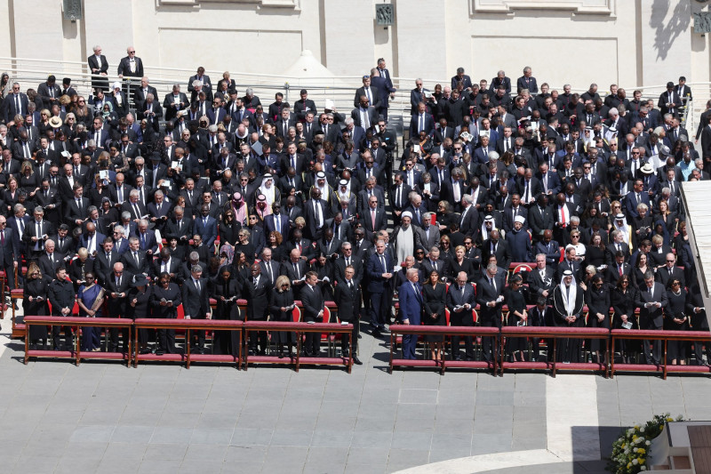 Rome, Death of Pope Francis - Funeral - the ceremony