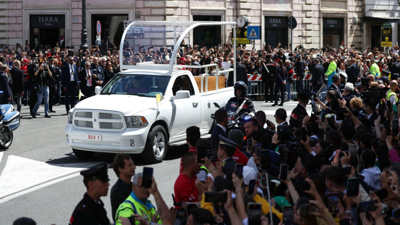 Pope Francis' funeral mass, Rome, Italy - 26 Apr 2025