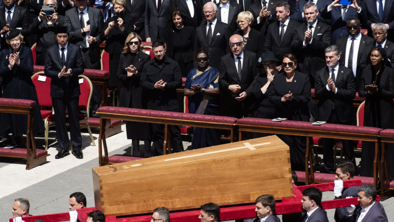 ITALY - FUNERAL OF POPE FRANCIS IN ST PETER'S SQUARE AT THE VATICAN - 2025/4/26