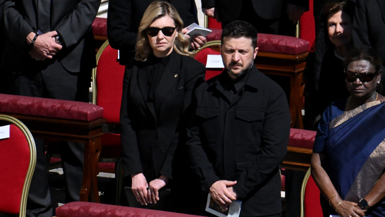 zelenski funeralii francisc papa