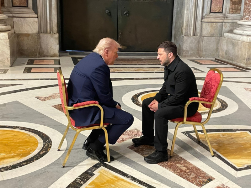Zelensky And Trump Hold 'Very Productive' Talks At Vatican