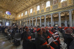 Cardinali Arrivati A Santa Maria Maggiore Per L'Omaggio Al Papa